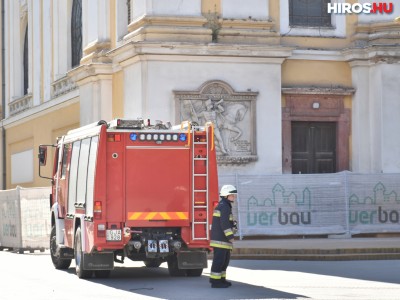 A szél ismét nem kímélte a Nagytemplomot