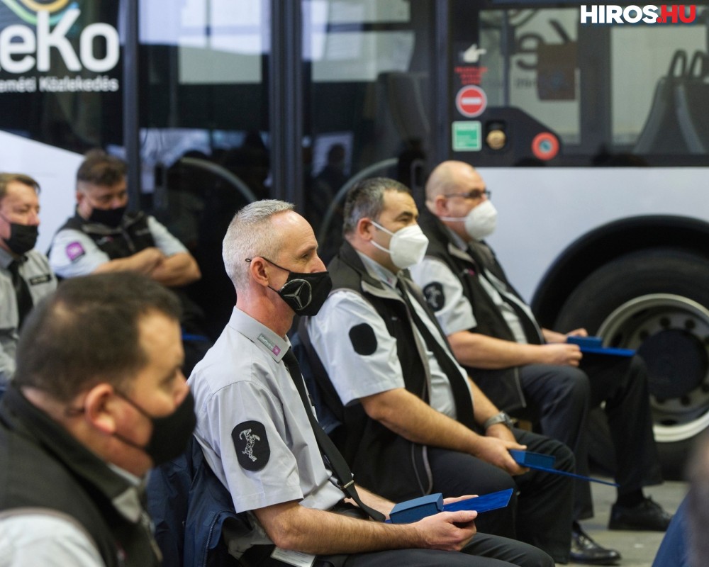 Elismerésben részesültek az INTER TAN-KER Zrt. autóbuszvezetői