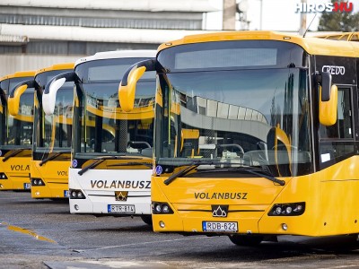 Így változik a Volánbuszok menetrendje jövő héten