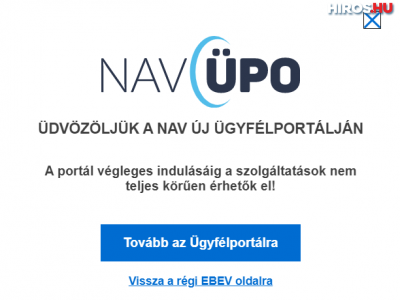 ÜPO: ügyintézés a NAV új online felületén