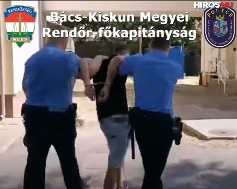 Elbújt, de a rendőrök elfogták (videóval)