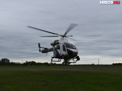 Helikopteres ellenőrzés Jánoshalma térségében (videóval)