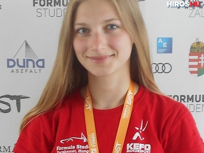 Bendik Elizabet Hanna, a kecskeméti KEFO Motorsport csapatvezetője