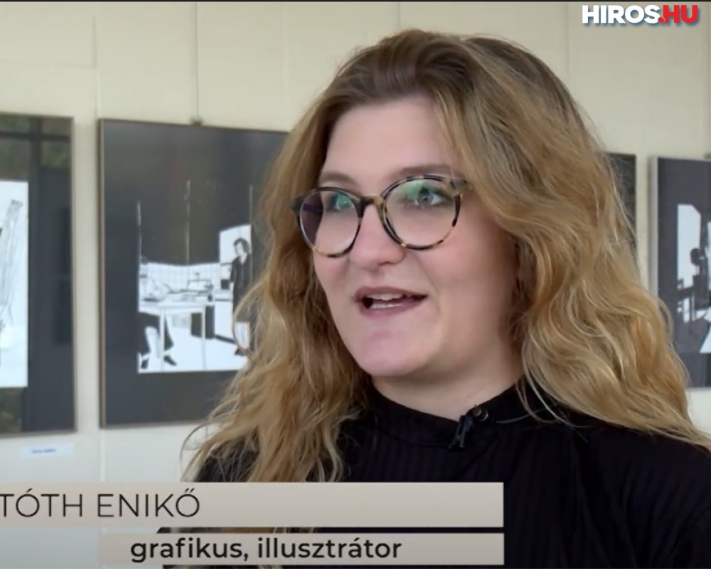 Tóth Enikő grafikus mutatkozott be a KTV-ben (videóval)