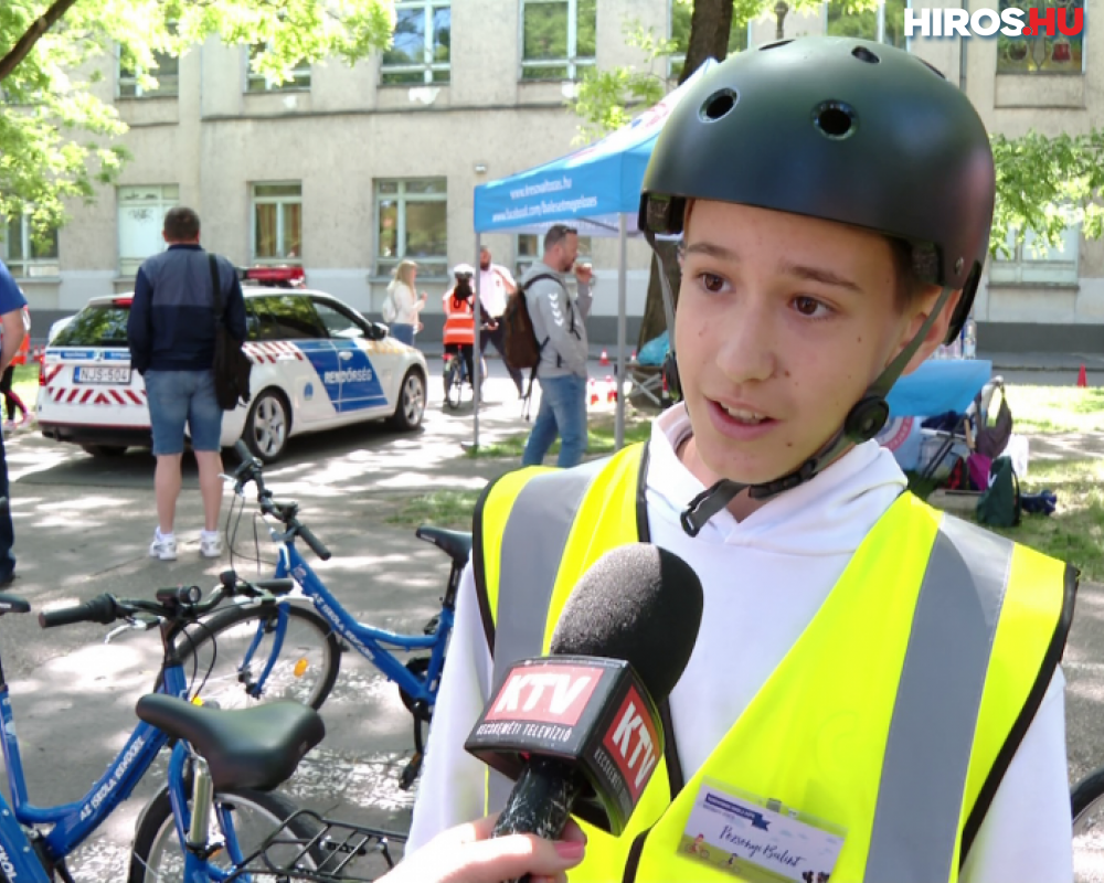 Izgalmas feladatok a Kerékpáros Iskola Kupán (videóval)