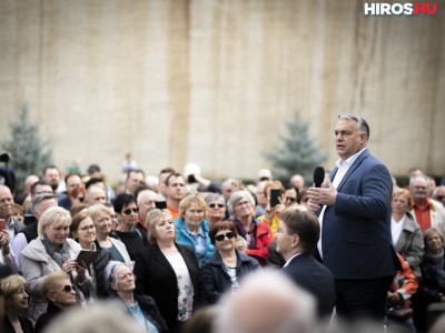 Orbán: ma már a választás tétje a béke vagy a háború 