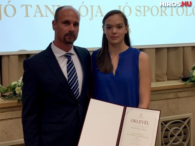Blaszák Lilla „Magyarország jó tanulója jó sportolója” díjban részesült