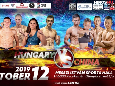 Szombaton Magyarország-Kína küzdősport gála Kecskeméten