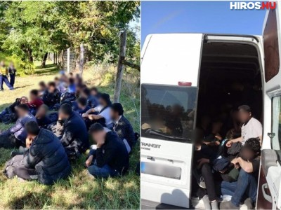 29 migránst szállított az embercsempész