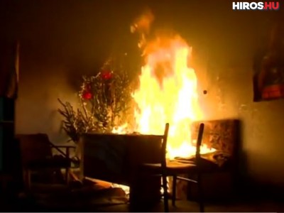 Egy gyertyaláng is lakástüzet okozhat - videóval