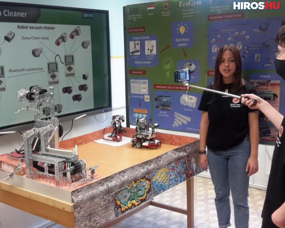 Világbajnoki ezüstérmes a Bányai robotika csapata
